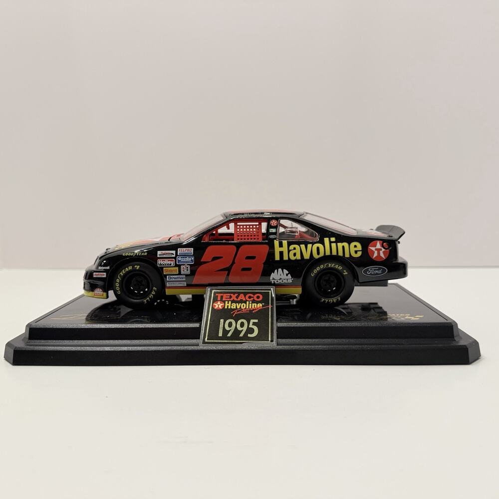 NASCAR Dale Jarrett Die-Cast Bank 1995 Collector Series 1:24 Texaco Havoline
